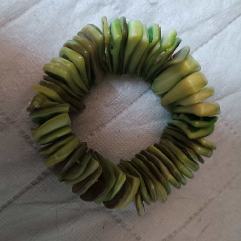 Green Shell Bracelet